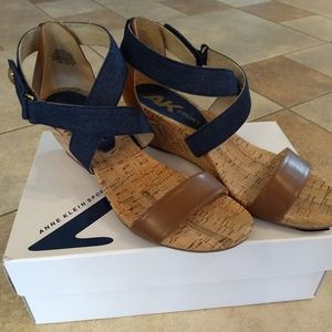 Anne Klein wedge sandals